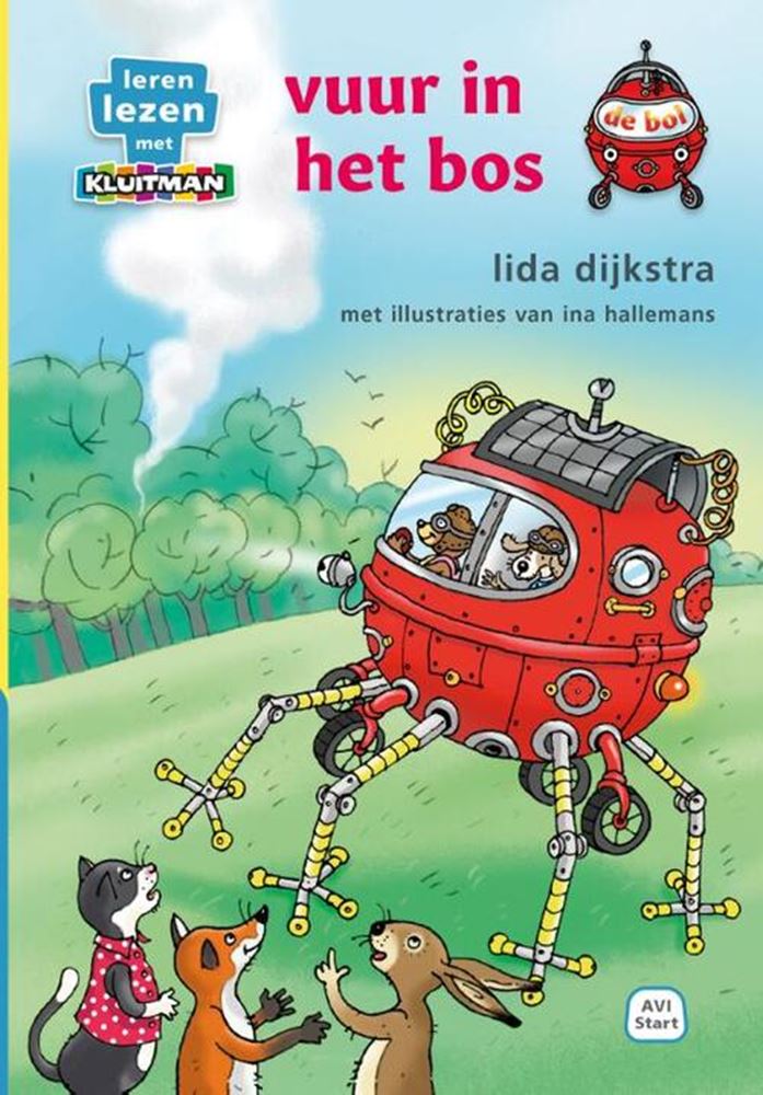 Afbeelding laden in galerijviewer, Uitgeverij kluitman de bol van lif, vuur in het bos - avi-start
