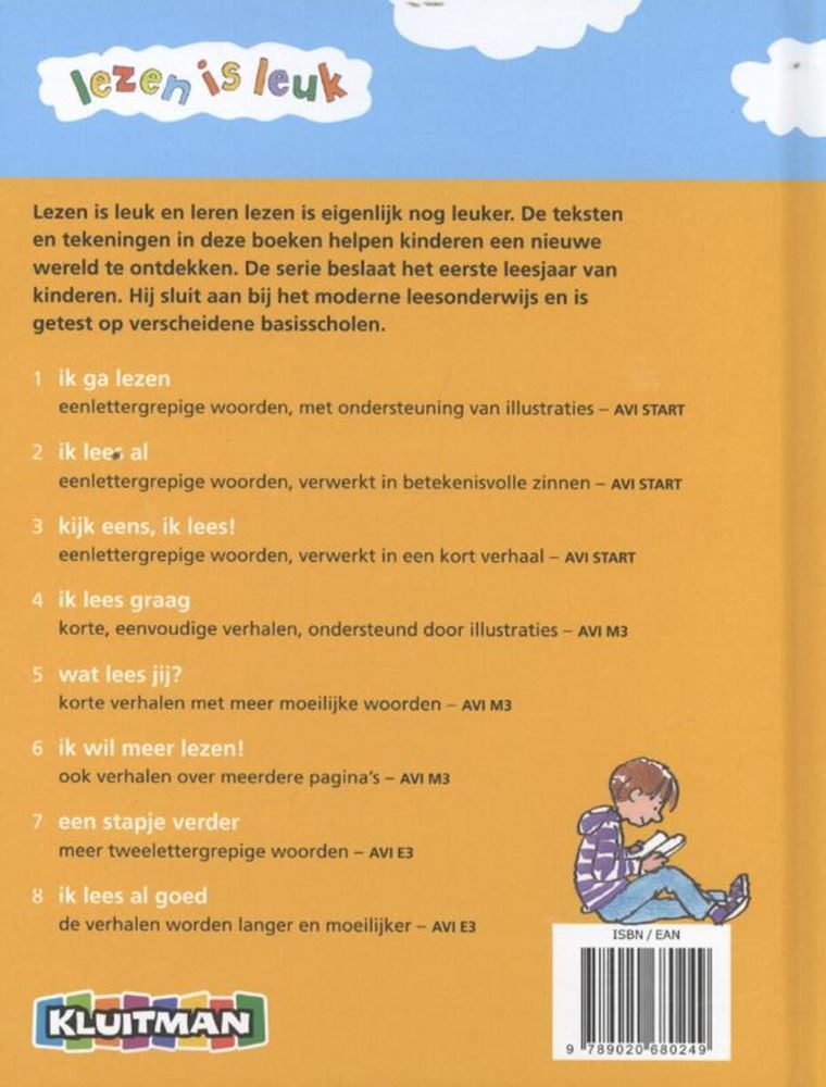 Afbeelding laden in galerijviewer, Uitgeverij kluitman lezen is leuk - ik lees graag avi-m3
