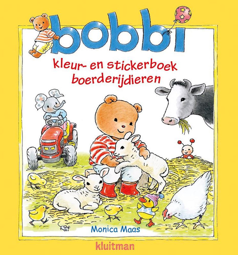 Afbeelding laden in galerijviewer, Bobbi kleur-en stickerboek. boerderij 2+
