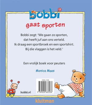 Kluitman bobbi gaat sporten hardcover- 32 pagina's