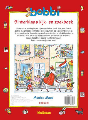 Uitgeverij kluitman bobbi: sinterklaas kijk- en zoekboek. 2+