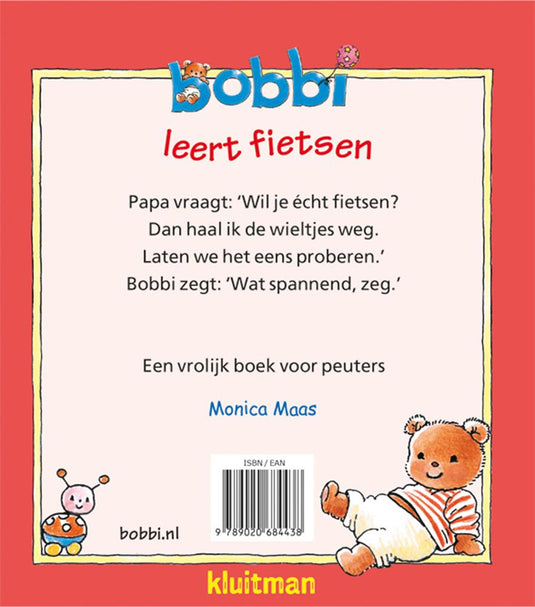 Uitgeverij kluitman bobbi leert fietsen. 2+