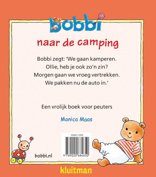 Uitgeverij kluitman bobbi naar de camping. 2+