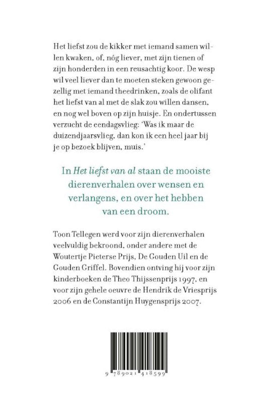 Toon tellegen: het liefst van al. cadeau