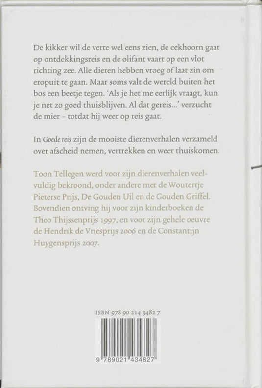 Toon tellegen: goede reis. cadeauboekje.