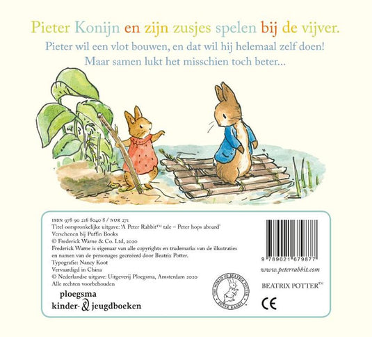 Pieter konijn, schuitje varen. 3+