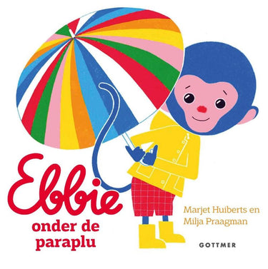 Ebbie onder de paraplu. 1+