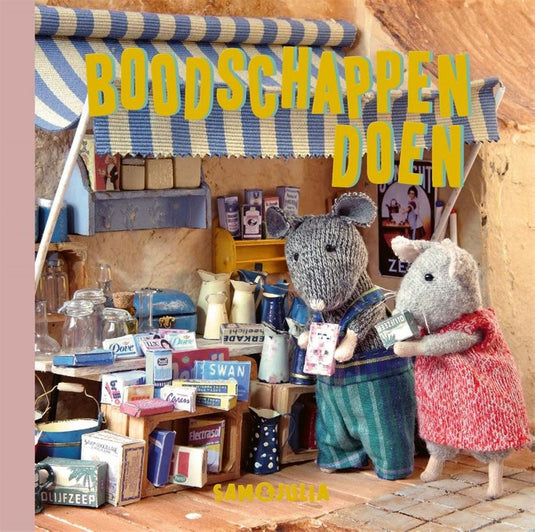 Het muizenhuis: boodschappen doen. kar
