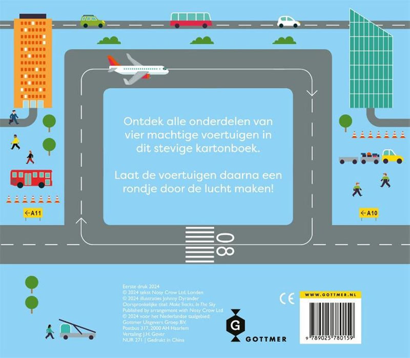 ギャラリービューアに画像をロードする, Een rondje met het vliegtuig. kartonboek
