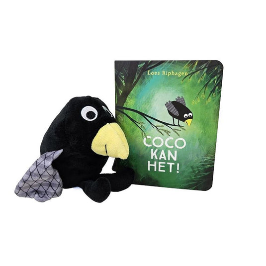 Set karton+knuffel: coco kan het! 1+