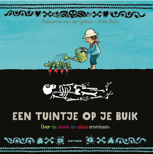 Een tuintje op je buik. zilveren penseel