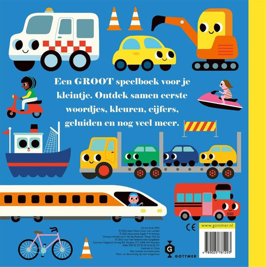 Gottmer uitgevers groep mijn grote speelboek voertuigen