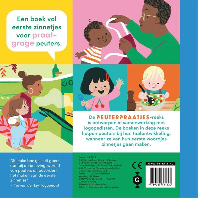 Afbeelding laden in galerijviewer, Gottmer uitgevers groep kartonboek: peuterpraatjes alles op! 2+
