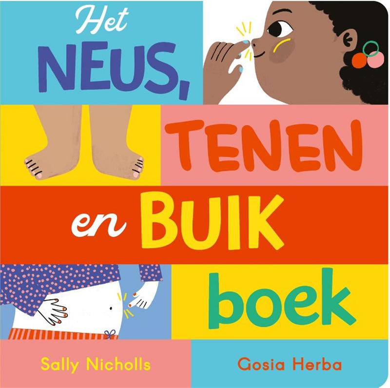 Afbeelding laden in galerijviewer, Kartonboekhet neus-, tenen- en buikboek
