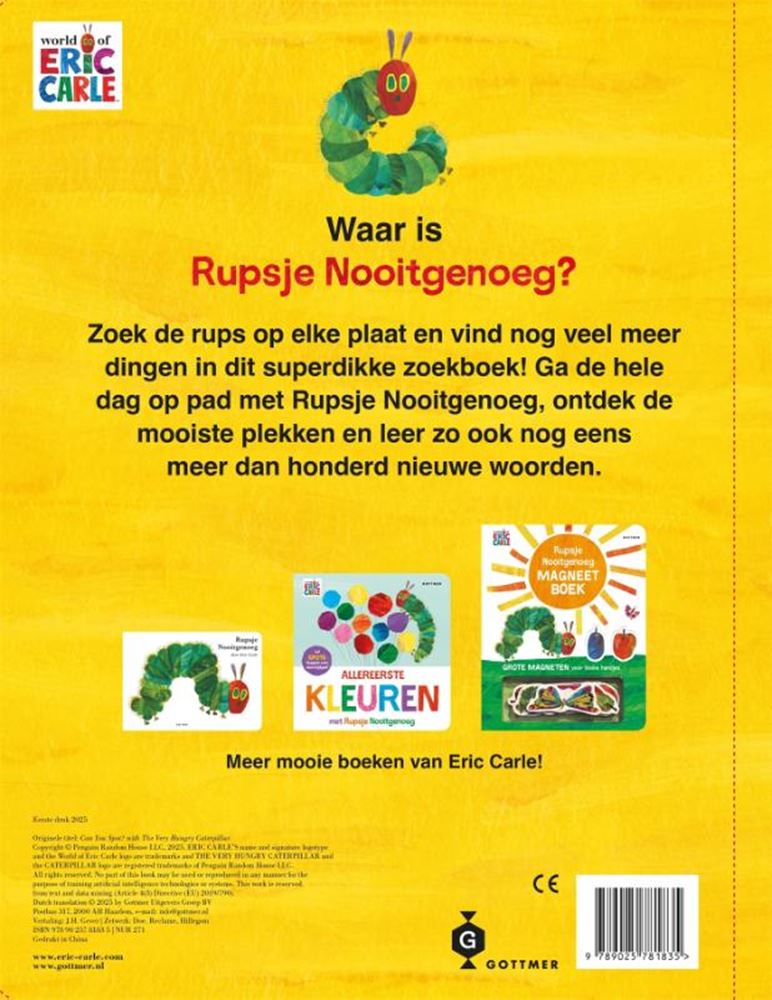 Afbeelding laden in galerijviewer, Gottmer uitgevers groep het grote zoekboek van rupsje nooitgenoeg
