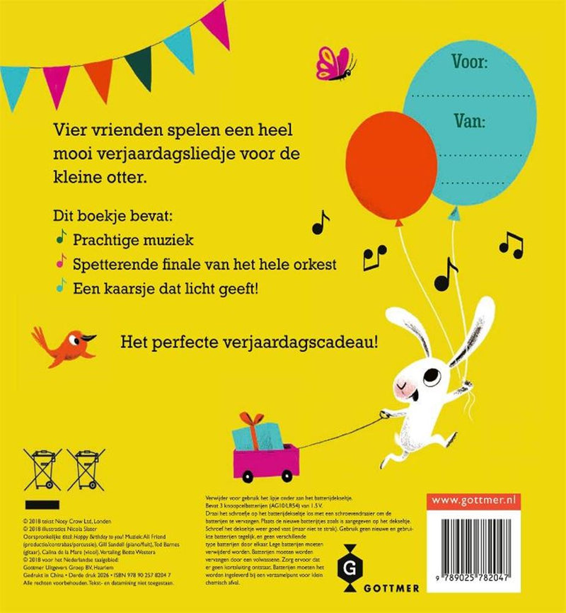 Afbeelding laden in galerijviewer, Gottmer uitgevers groep geluidenboek fijne verjaardag voor jou!
