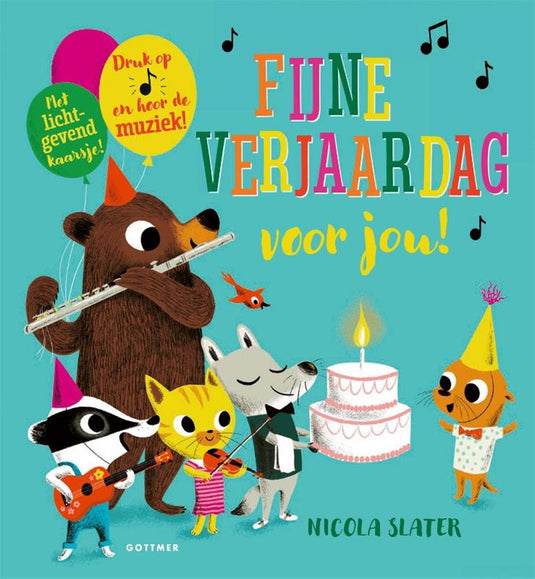 Gottmer uitgevers groep geluidenboek fijne verjaardag voor jou!