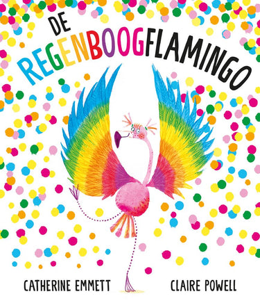 Prentenboek: de regenboogflamingo. 3+