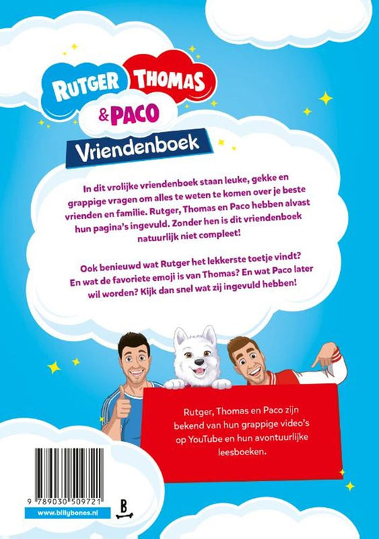 Rutger, thomas paco: vriendenboek.