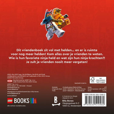 Lego® ninjago® - vriendenboek. 5+
