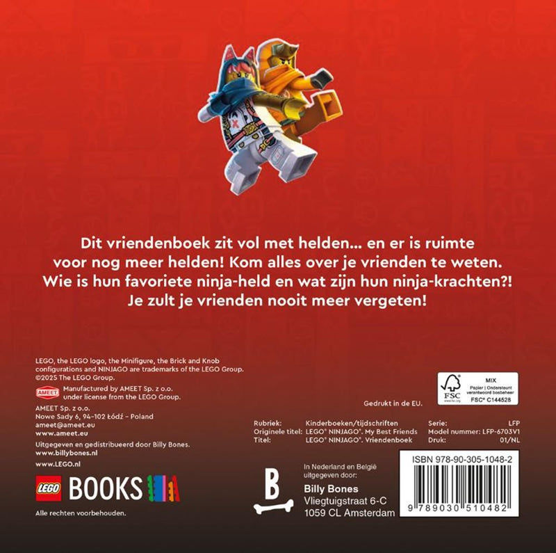 Afbeelding laden in galerijviewer, Lego® ninjago® - vriendenboek. 5+
