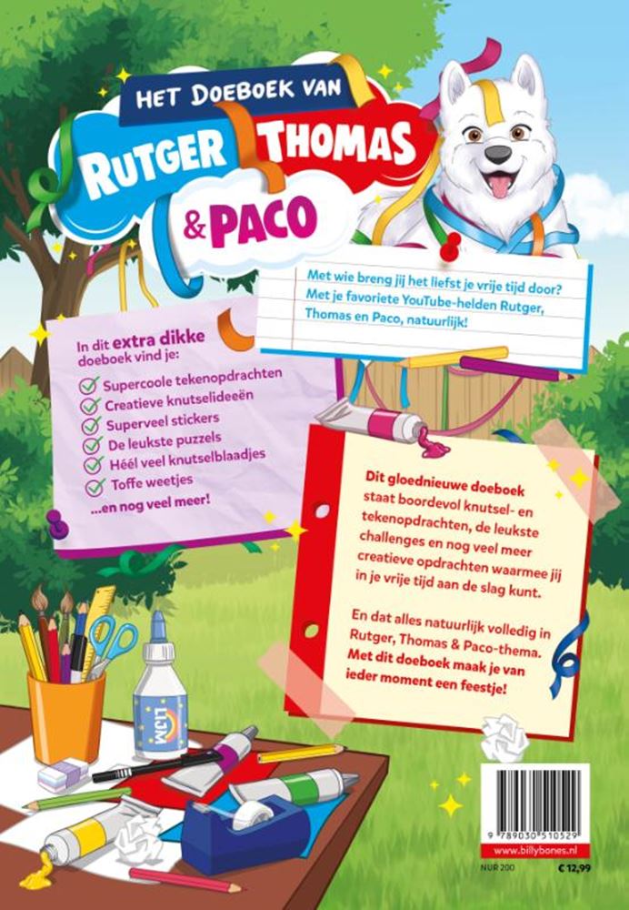 Afbeelding laden in galerijviewer, Het doeboek van rutger, thomas paco -
