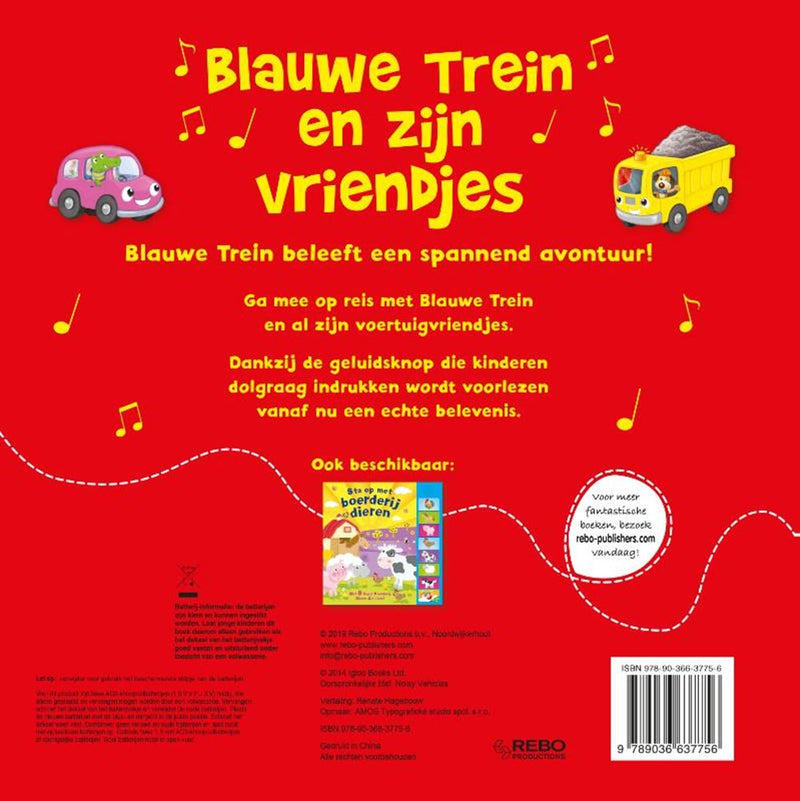 Afbeelding laden in galerijviewer, Geluidenboek: blauwe trein en zijn vrien
