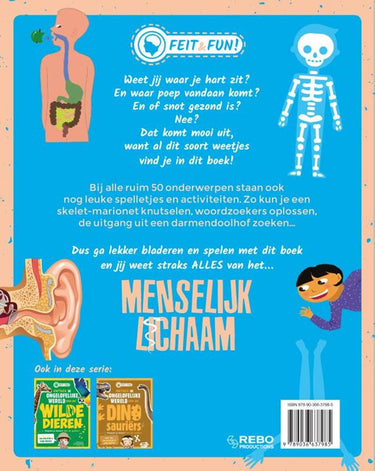 Rebo publishers feit en fun; menselijk lichaam. 7+