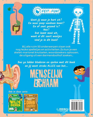 Rebo publishers feit en fun; menselijk lichaam. 7+