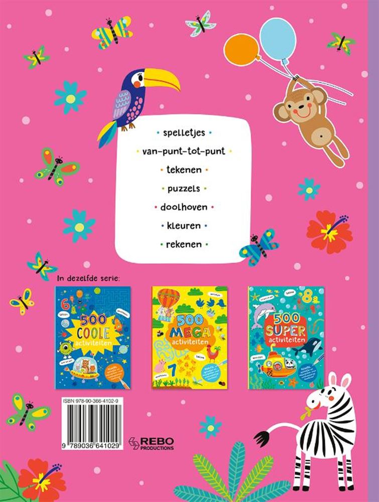Afbeelding laden in galerijviewer, Rebo publishers 500 vrolijke activiteiten.
