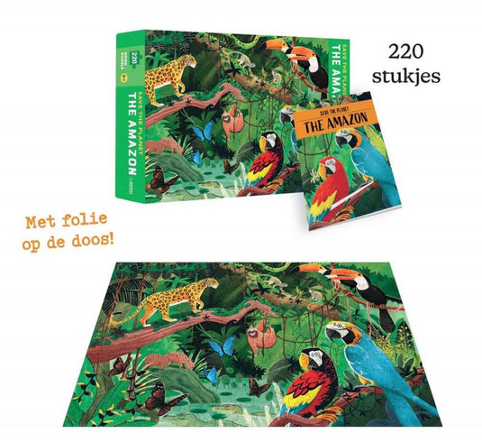 Rebo publishers boek en puzzel - de amazone