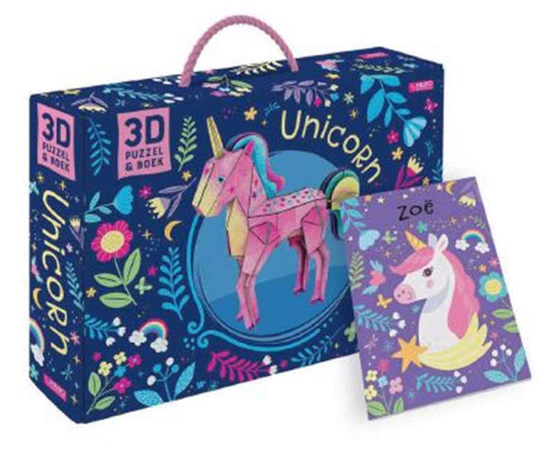 Chargez l'image dans la visionneuse de la galerie, Rebo publishers eenhoorn 3d puzzel en boek. 6+
