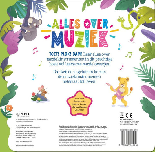 Geluidenboek: alles over muziek. 3+