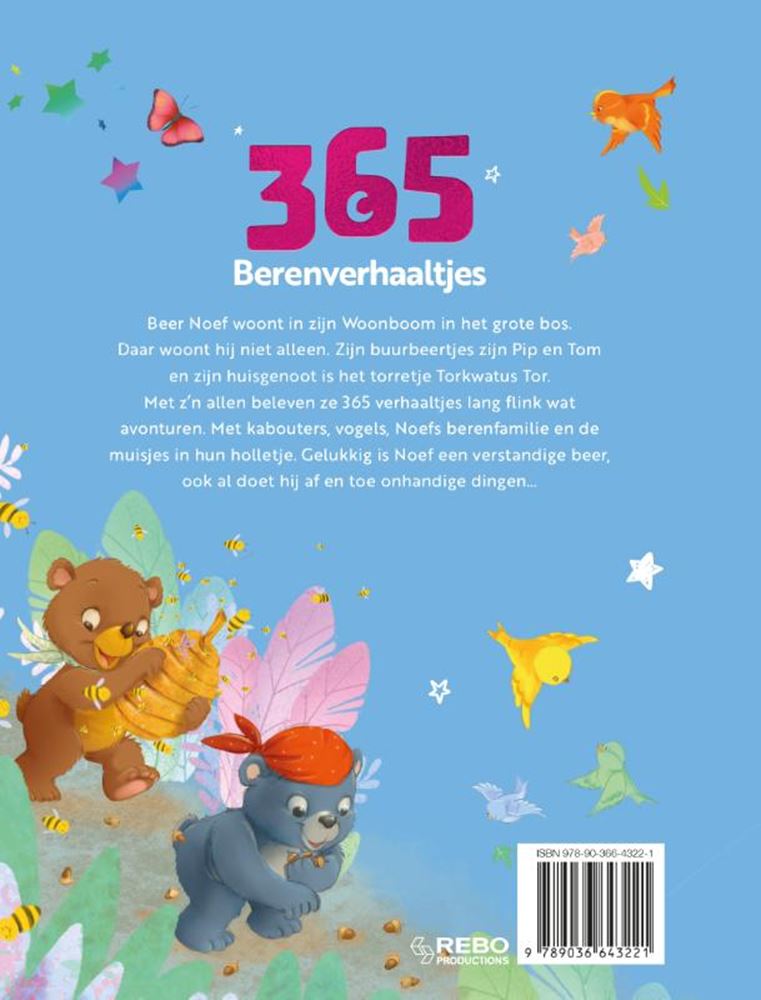 Afbeelding laden in galerijviewer, Rebo publishers 365 berenverhaaltjes. 4+
