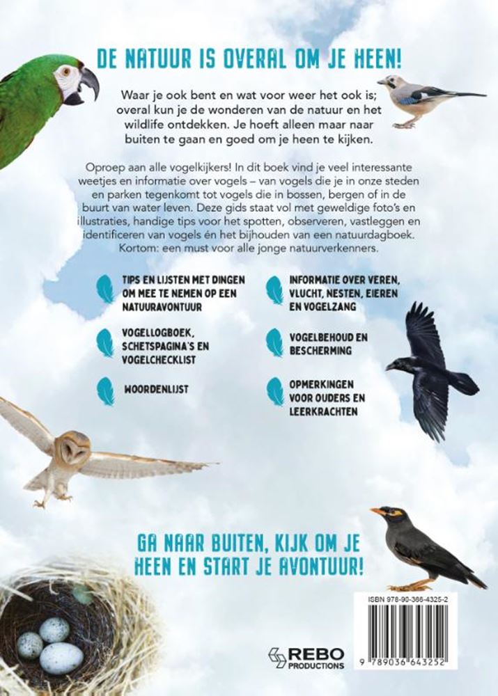 Afbeelding laden in galerijviewer, Rebo publishers vogels - gids en natuurdagboek voor kinderen
