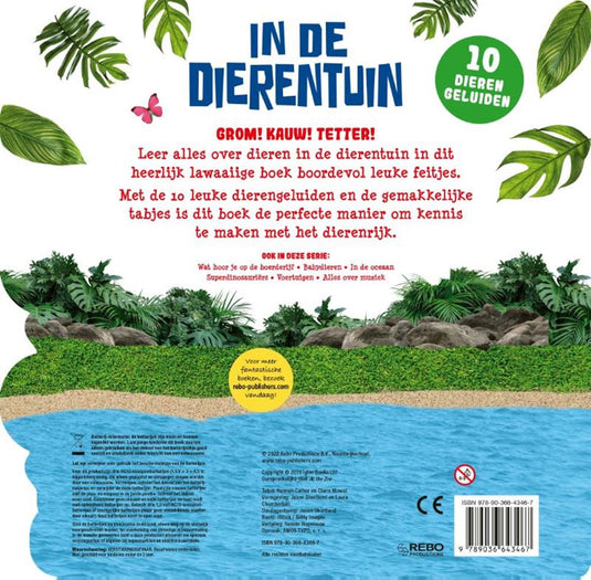 Geluidenboek: in de dierentuin. 10 gelui