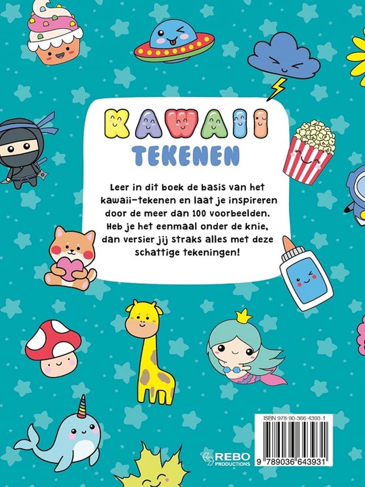 Afbeelding laden in galerijviewer, Rebo publishers kawaii tekenen. 3+
