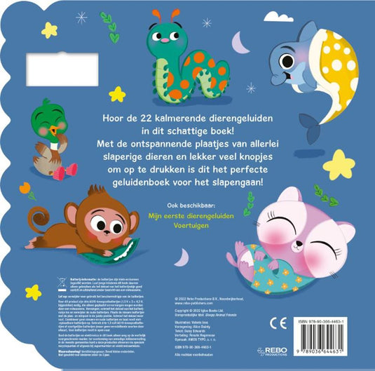 Rebo publishers geluidenboek: bedtijd dierenvriendjes. 3