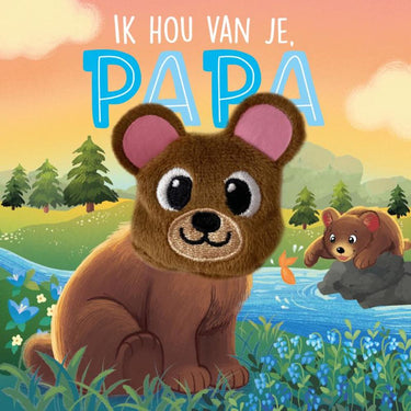 Rebo publishers vingerpopboekje: ik hou van je, papa. 0+