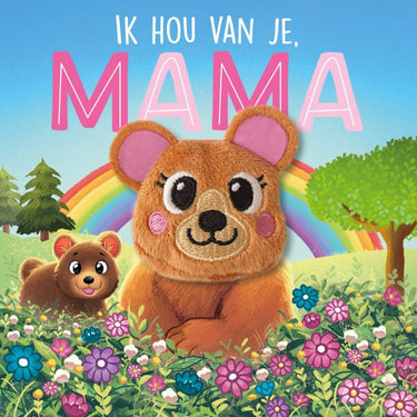 Rebo publishers vingerpopboekje: ik hou van je mama. 0+