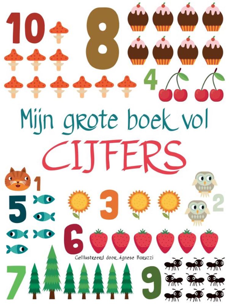 Laden Sie das Bild in Galerie -Viewer, Rebo publishers mijn grote boek vol cijfers - mijn grote
