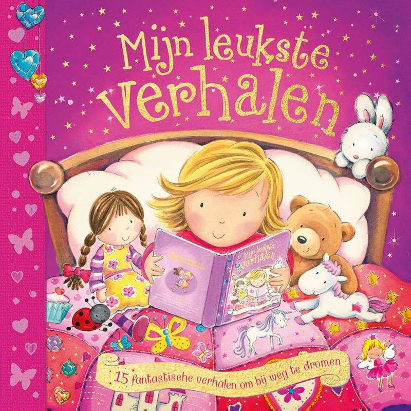 Afbeelding laden in galerijviewer, Rebo publishers mijn leukste verhalen - roze 3+
