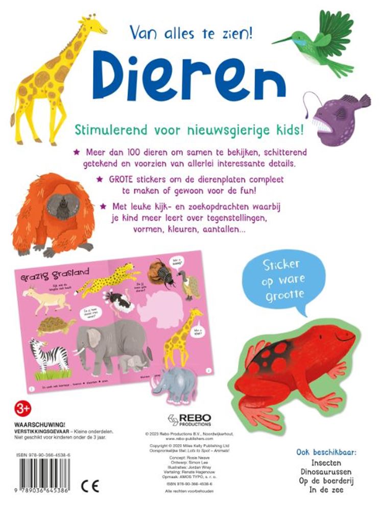 Cargue la imagen en el visor de la galería, Van alles te zien! dieren 3+
