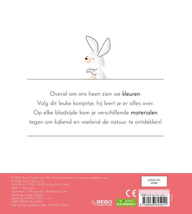Afbeelding laden in galerijviewer, Rebo publishers kleuren - mijn eerste voelboek 0+
