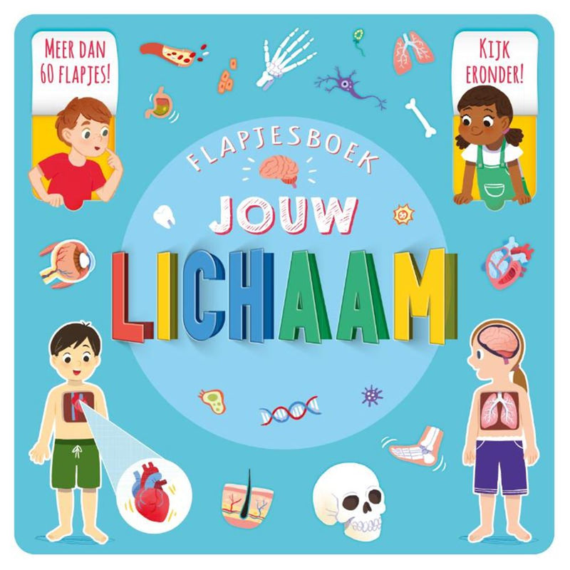 Afbeelding laden in galerijviewer, Rebo publishers jouw lichaam flapjesboek
