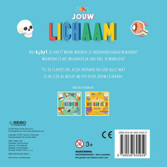 Rebo publishers jouw lichaam flapjesboek