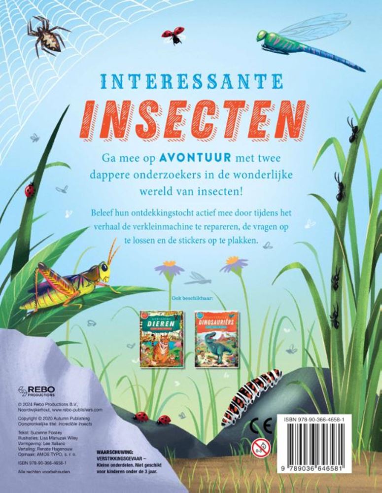 Afbeelding laden in galerijviewer, Rebo publishers interessante insecten 4+
