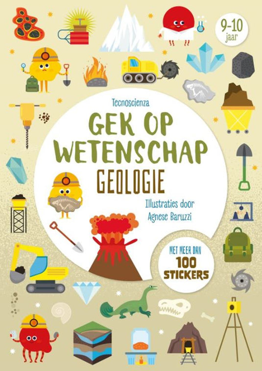 Rebo publishers geologie - gek op wetenschap met 100+ stickers