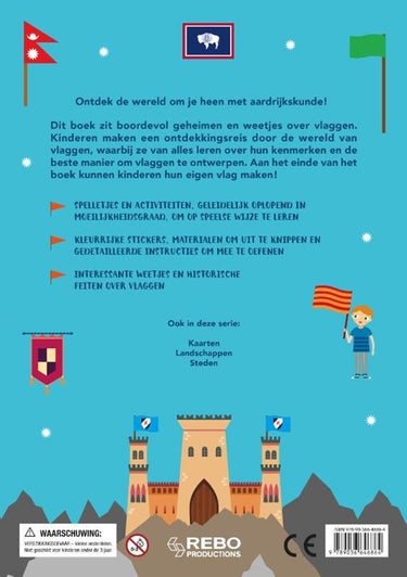 Rebo publishers vlaggen - gek op de wereld 6+