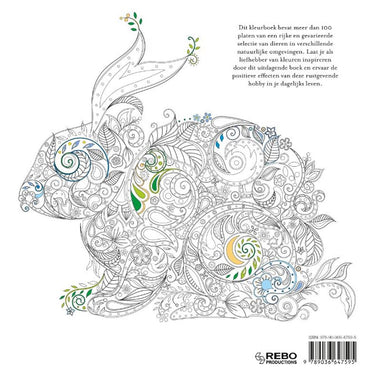 Kleurboek: animal fantasy volwassene